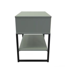 Ready Assembled 2 U Tamworth Single 1 Drawer Bedside Cabinet (Ready Assembled) in Pale Green - thumbnail 2