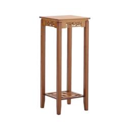 FORGEVIO Bamboo Plant Stand Tall Flower Pot Holder Indoor Display Shelf in Brown - thumbnail 1