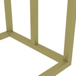 Berkfield Home Freestanding Towel Rack Gold 48x24x79 cm Iron - Size: 48 x 24 x 79 cm - thumbnail 6