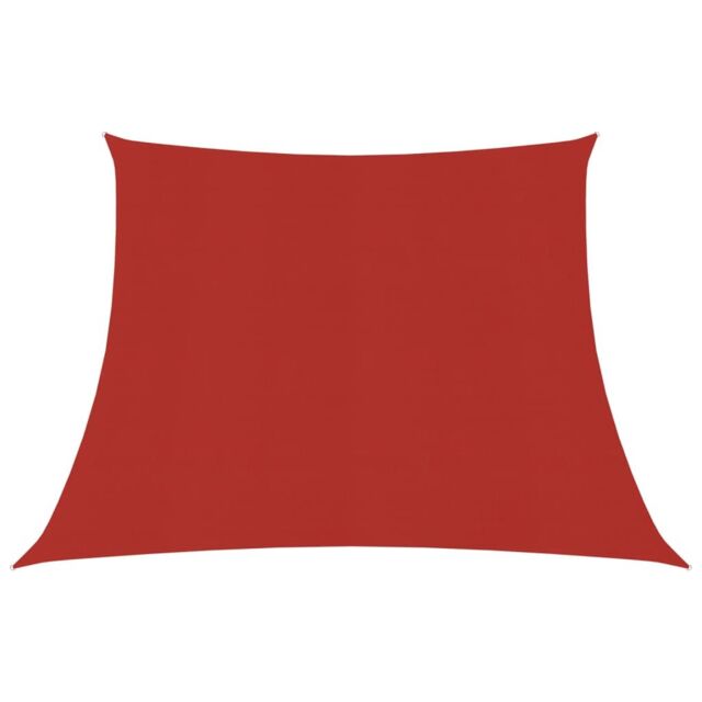 Berkfield Home Sunshade Sail 160 g/m ² Red 3/4x2 m HDPE - image 1