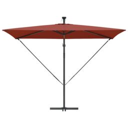 Berkfield Home Cantilever Banana Parasol Terracotta 294 x 200 x 254 cm - thumbnail 5