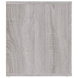 Berkfield Home TV Cabinet Grey Sonoma 100x35x40 cm Engineered Wood - Size: 100 x 35 x 40 cm - thumbnail 7