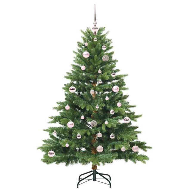 Berkfield Home Beautiful Artificial Christmas Tree with 150 LEDs Green 150 cm PE - image 1
