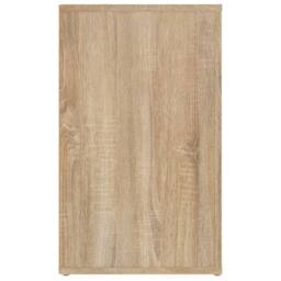 Berkfield Home Bedside Cabinet Sonoma Oak 50x36x60 cm Engineered Wood in Brown - Size: 50 x 36 x 60 cm - thumbnail 8