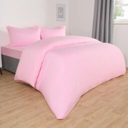 OHS 2 Pack Soft Microfibre Wrinkle Resistant Housewife Pillowcases in Pink - Size: Standard Pillow Case - thumbnail 6
