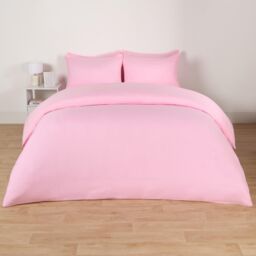 OHS 2 Pack Soft Microfibre Wrinkle Resistant Housewife Pillowcases in Pink - Size: Standard Pillow Case - thumbnail 5