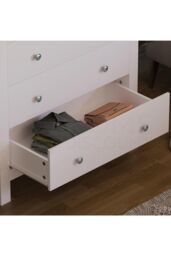 Home Discount Vida Designs Arlington 3+2 Drawer Chest Of Drawers Storage Bedroom Furniture in White - thumbnail 5