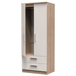 Ready Assembled 2 U Windsor 2 Door 2 Drawer Wardrobe (Ready Assembled) in Beige - thumbnail 5