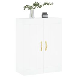 Berkfield Home Wall Mounted Cabinet White 69.5x34x90 cm Engineered Wood - thumbnail 4