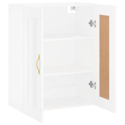 Berkfield Home Wall Mounted Cabinet White 69.5x34x90 cm Engineered Wood - thumbnail 6