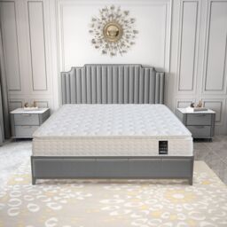 Rest Relax Gold 3000 5 Zone Foam Encapsulated Knitted Cover Pocket Spring Mattress in White - Size: Double - thumbnail 2