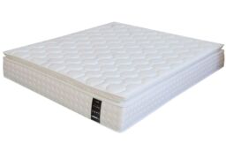 Rest Relax Gold 3000 5 Zone Foam Encapsulated Knitted Cover Pocket Spring Mattress in White - Size: Double - thumbnail 1