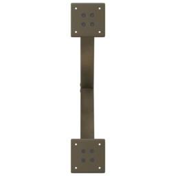 Berkfield Home Coffee Table Legs X-Shaped 2 pcs Natural Steel 60x(30-31) cm Steel in Brown - thumbnail 7