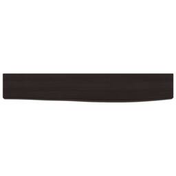 Berkfield Home Wall Shelf Dark Grey 60x10x4 cm Treated Solid Wood Oak - Size: 60 x 10 x 4 cm - thumbnail 3