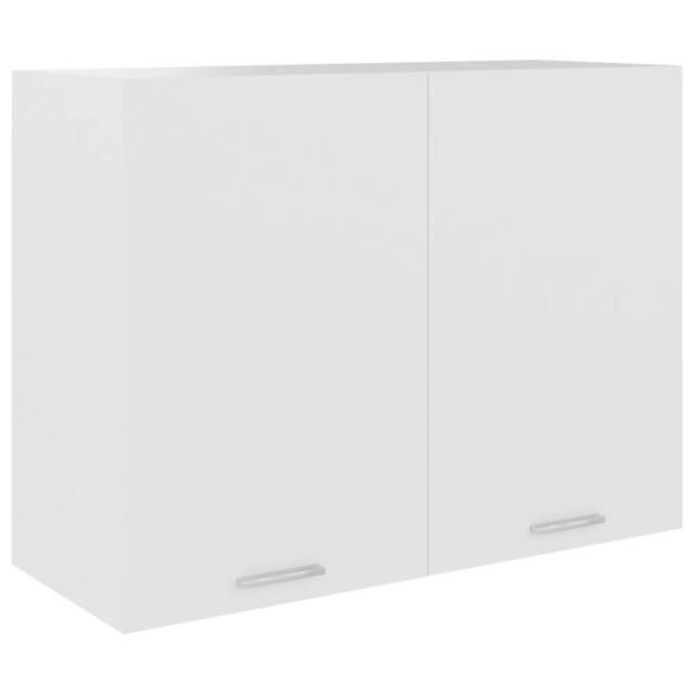 Berkfield Home Hanging Cabinet White 80x31x60 cm Engineered Wood - Size: 80 x 31 x 60 cm - image 1