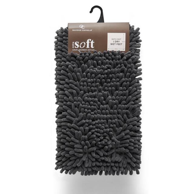 GAVENO CAVAILIA Miami Chenille Loop Bath Mat in Charcoal - image 1