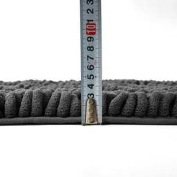 GAVENO CAVAILIA Miami Chenille Loop Bath Mat in Charcoal - thumbnail 3