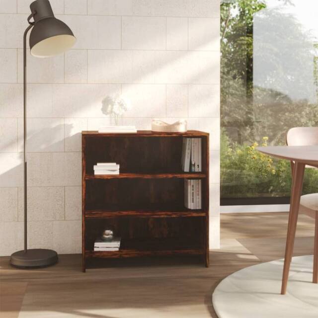 Berkfield Home Sideboard Smoked Oak 70x40.5x75 cm Engineered Wood in Brown - image 1