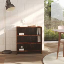 Berkfield Home Sideboard Smoked Oak 70x40.5x75 cm Engineered Wood in Brown - thumbnail 1