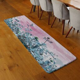 Benjamin Tate Design Berry Sky Runner Rug in Natural - Size: 67 cm x 230 cm - thumbnail 2