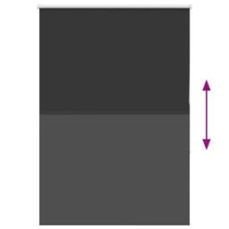 Berkfield Home Roller Blind Blackout Black 115x130 cm Fabric Width 110.7 cm Polyester - thumbnail 5