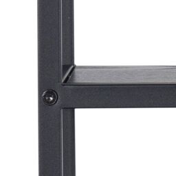 Furniture To Go Seaford Octagonal Metal Wall Shelf in Black - thumbnail 6