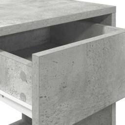 Berkfield Home Durable Bedside Cabinets with Drawer 2 pcs Concrete Grey 35x34x66.5 cm - thumbnail 9