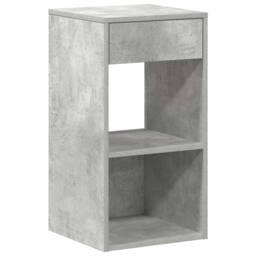 Berkfield Home Durable Bedside Cabinets with Drawer 2 pcs Concrete Grey 35x34x66.5 cm - thumbnail 5