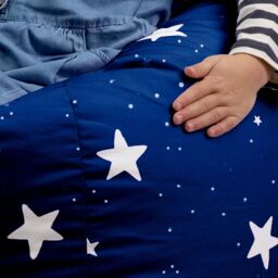 icon Kids Starry Skies Bean Bag Chair Grey Childrens Bean Bags in Navy - thumbnail 5