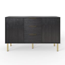 GFW Nervata Sideboard in Black - thumbnail 2