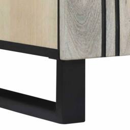 Berkfield Home Sink cabinet with Shelf with Storage with Door Brown, Black 62 x in Brown - thumbnail 9