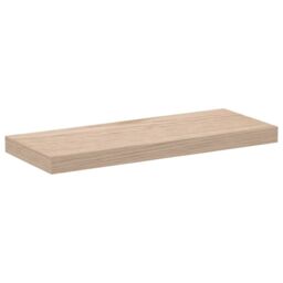 Berkfield Home Floating Shelf 60x23.5x4 cm Engineered Wood in Brown - thumbnail 2