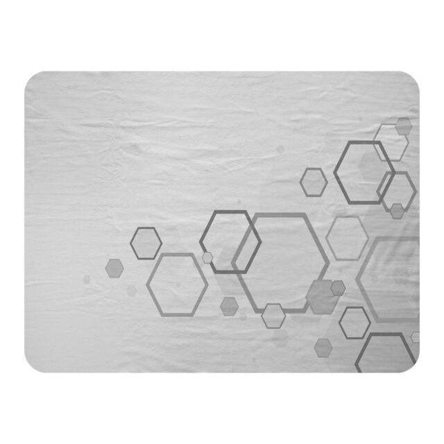 Benjamin Tate Design Abstract Hexagon Blanket in Natural - Size: 120 cm x 150 cm - image 1