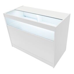 Monstershop Demeter LED Shop Counter Set K1200, B1200 & LM60 - White - thumbnail 4