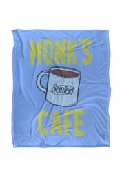 Warner Brothers Seinfeld The Best Coffee in Town Silky Touch Super Soft Throw Blanket in White - thumbnail 1