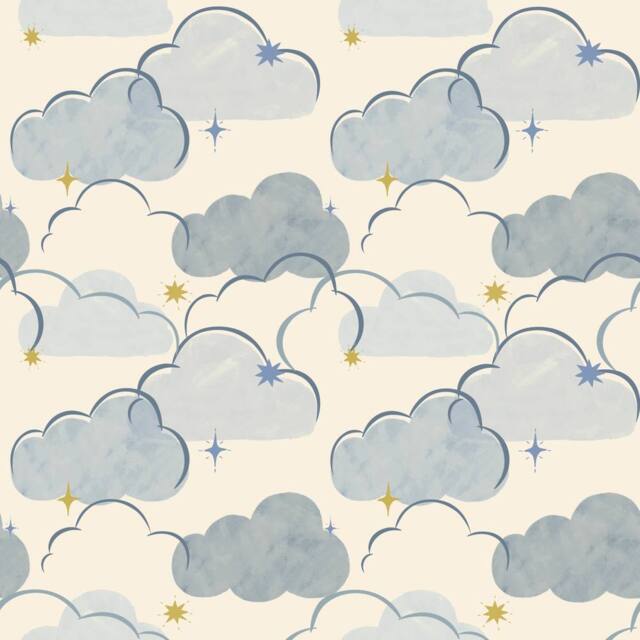 Arthouse Every Cloud Blue Wallpaper