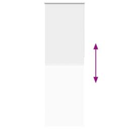Berkfield Home Roller Blind Blackout White 75x210 cm Fabric Width 70.7 cm Polyester - thumbnail 9