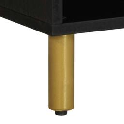 Berkfield Home TV Cabinet Black 80x33x46 cm Engineered Wood - Size: 80 x 33 x 46 cm - thumbnail 9