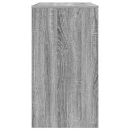 Berkfield Home Modern Computer Desk Grey Sonoma Engineered wood Compact Simple - thumbnail 7