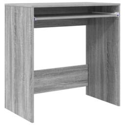 Berkfield Home Modern Computer Desk Grey Sonoma Engineered wood Compact Simple - thumbnail 3