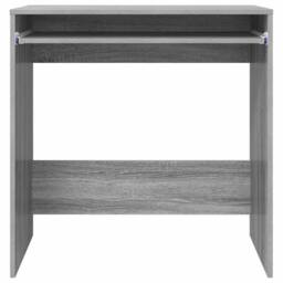 Berkfield Home Modern Computer Desk Grey Sonoma Engineered wood Compact Simple - thumbnail 6