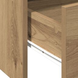 Berkfield Home Coffee Table - Artisan Oak - 102x55x43.5 cm - Made of Engineered Wood in Brown - thumbnail 9