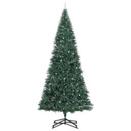 Berkfield Home Artificial Pre-lit Christmas Tree with Ball Set Green 500 cm - thumbnail 4
