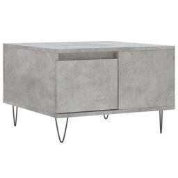 Berkfield Home Coffee Table Concrete Grey 55x55x36.5 cm Engineered Wood - thumbnail 2