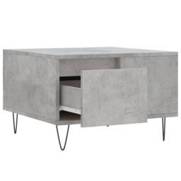 Berkfield Home Coffee Table Concrete Grey 55x55x36.5 cm Engineered Wood - thumbnail 6
