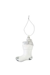 VFM e-Store Christmas Tree Decoration Silver White Stocking Ornament X