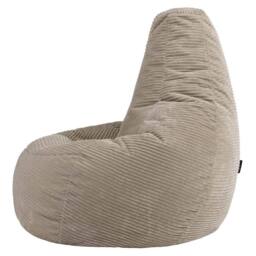 icon Dalton XL Jumbo Corduroy Bean Bag Recliner in Stone - Size: Extra Large - thumbnail 5