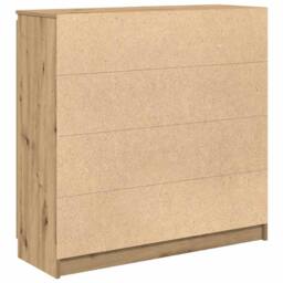 Berkfield Home Sideboard with Drawers Artisan Oak 100.5x35x98.5 cm Engineered Wood in Brown - thumbnail 8