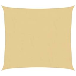 Berkfield Home Sun Shade Sail Sand 3x2.5 m 100% Polyester Oxford in Yellow - thumbnail 2