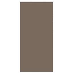 Berkfield Home Roller Blind Blackout Coffee 100x230 cm Fabric Width 95.7 cm Polyester in Brown - thumbnail 3
